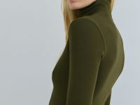 Водолазка из хлопка, Зеленый