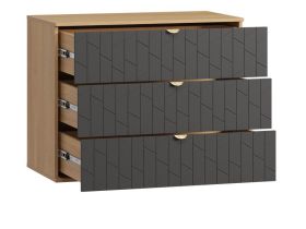 Комод Монблан 93x76 Грань Графитовый