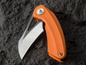 Складной нож Bestech Bihai, сталь 14C28N, рукоять G10, оранжевый