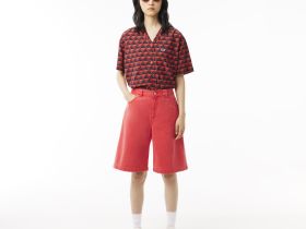 Женские длинные шорты Lacoste