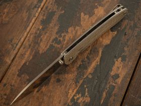 Складной нож CJRB Ria, сталь AR-RPM9, рукоять микарта