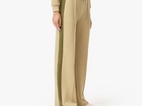 Женские хлопковые спортивные брюки Lacoste OVERSIZE FIT