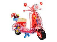 JK8325-1 Конструктор Розовый мопед