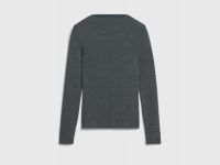 Лонгслив с шерстью, Серый