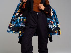 Куртка текстильная с полиуретановым покрытием для мальчиков