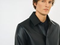 Куртка из искусственной кожи, Черный