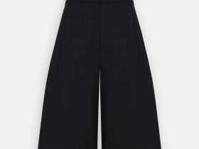 Шорты из хлопка со складками