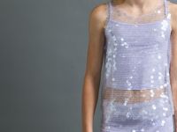 Топ с пайетками для девочек, Фиолетовый