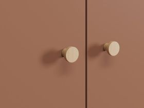 Распашной шкаф Торвалль 2-80x185 Терракотовый