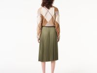 Женская плиссированная юбка Lacoste