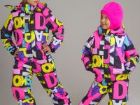 Зимний комбинезон из мембранной ткани для девочки