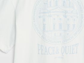 Футболка с объёмным принтом, Белый