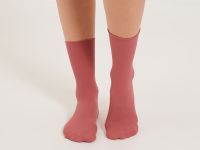Носки Роза Руж, молочные/розовые