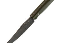 Нож Barmaley Knives Пьеро BW, сталь AUS-10Co, рукоять G10, хаки