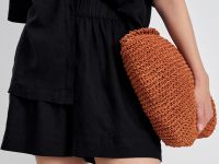 Шорты изо льна с эластичным поясом