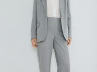 Однобортный пиджак, Серый