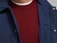 Утепленная куртка с отложным воротником