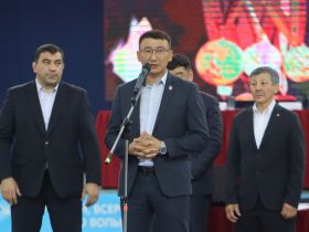 Масштаб впечатляет. Ковёр Павла Пинигина собрал тысячу юных борцов