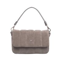 Женская сумка Elinor Light Grey Suede