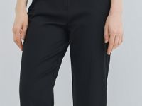 Зауженные прямые брюки, Черный