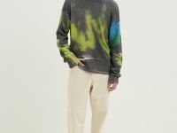 Джемпер прямого силуэта с шерстью