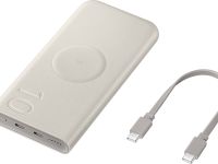 Портативное зарядное устройство Samsung EB-U2510 Qi 10 000 мАч Бежевый