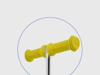 Самокат  Maxiscoo Next+ (с лыжами), цвет Желтый