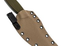 Нож Barmaley Knives Пьеро BW, сталь AUS-10Co, рукоять G10, хаки