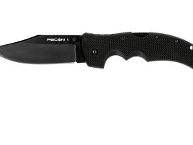 Нож складной Cold Steel Recon 1 Clip, сталь CPM-S35VN, рукоять G10, черный