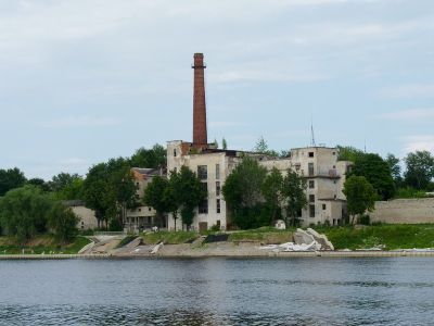Здание Псковской теплоэлектростанции, где в августе-ноябре 1941 и в 1942-феврале 1944 гг. действовали подпольные группы под руководством секретаря горисполкома Никифорова Степана Гавриловича и инженера Семенова Михаила Гавриловича