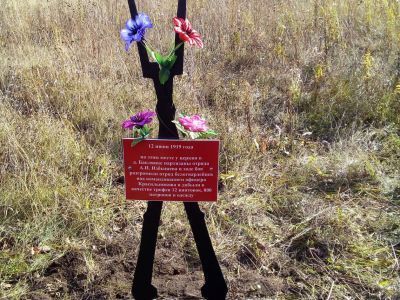 Место боя партизан с карателями в мае 1919 года