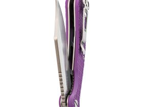 Складной нож Daggerr Powie Purple DL, сталь 8Cr14MoV, рукоять FRN, фиолетовый