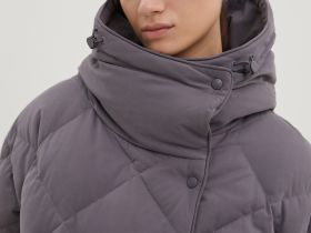 Пальто утепленное с утиным пухом