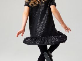 Платье трикотажное для девочек