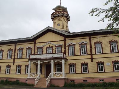 Здание, где в октябре 1917 года находился Череповецкий революционный комитет, в декабре 1917 года уездный исполнительный комитет рабочих, солдатских и крестьянских депутатов