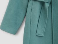 Пальто oversize силуэта с шерстью