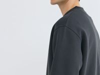 Базовый свитшот с принтом, Серый