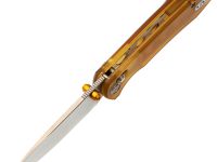 Складной карманный нож Dragonfly-Y с фиксатором оси, 2,99 дюйма, лезвие из стали 14C28N, рукоятка из PEI