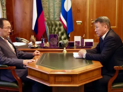 Подготовку кадров для АПК обсудили Айсен Николаев и Валерий Федоров