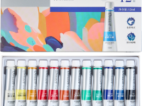 Набор акриловых красок Dmast 12 туб по 12 мл в картонной упаковке