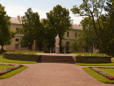 Цветники партерные Большие круги