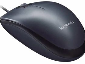 Проводная мышь Logitech M90 Чёрно-серая