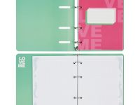 Тетрадь на кольцах MESHU "Crazy phrazes" А5, 120 л, матовая ламинация, выборочный УФ-лак