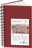 Блокнот для эскизов Лилия Холдинг "Travelling sketchbook" А6 62 л 130 г Портрет гранатовый