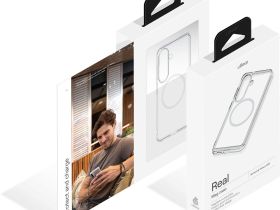 Чехол uBear Real Mag для Galaxy S26 прозрачный