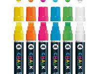 Набор маркеров Molotow "CHALK Marker Basic-Set 2" 15 мм 6 шт