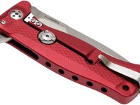 Нож складной LionSteel SR11A RS RED, сталь Uddeholm Sleipner® Satin Finish, рукоять алюминий (Solid®), красный