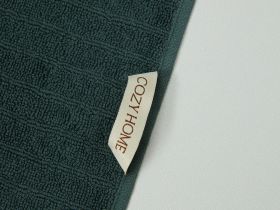 Полотенце махровое Attilio, зеленое