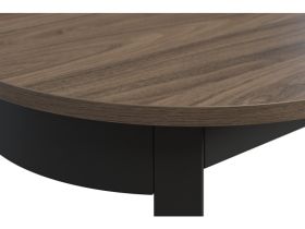 Кухонный стол Харрел 120x80 Орех Карини/Черный