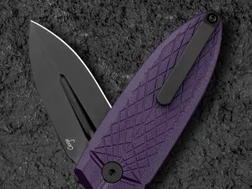 Складной нож Bestech Knives Ququ, сталь 14C28N, рукоять G10, фиолетовый